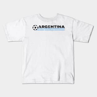 Argentina Football Fan. Argentina Soccer Design Kids T-Shirt